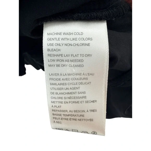 Free People Sweet Echoes Black Floral Velvet Burnout Dress Womens Large Boho - Picture 8 of 9